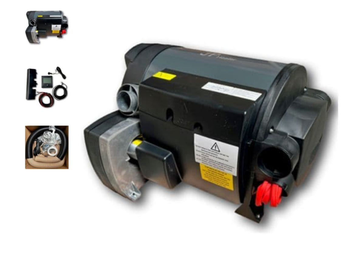 CAMPERVAN 12V COMBINATION HEATER (HOT AIR & WATER)