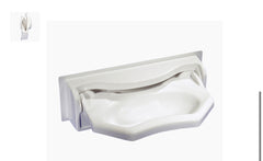 SPACE SAVING WASHBASIN, WHITE, FOLDABLE