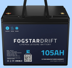 FOGSTAR DRIFT 12V 105AH LITHIUM LEISURE BATTERY