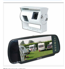 Falcon Twin Reversing Camera Mirror and Cable