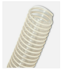Clear 40mm id Spiral Convoluted Hose (30 Mtrs)