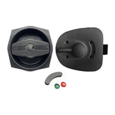 Hartal Left Hand Bar Grip Black Complete Lock suits West Alloy