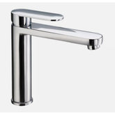 Reich Linnea L Kitchen Tap Chrome with 25cm Flexi hose rigid fittings
