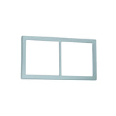 Fawo High Gloss Silver Chrome double frame