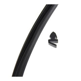Hartal Stable Door Rubber Seal, Black (order multiples of 10m)