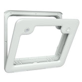 Thetford Light Grey Service Door 3 1 Lock, 1 Push Button