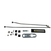 Hartal Gas Locker 3 Point Lock Set with Rods Grey/Chrome Handle T5 Grande