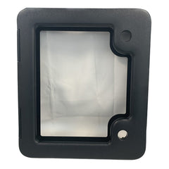Thetford Black Service Door 3 with 1 Push button (No Lock)