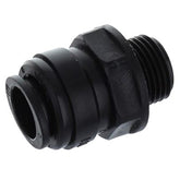 John Guest Straight Threaded Adaptor 3/8 -12 mm (order in multiples of 10)