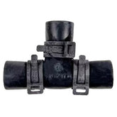 Alde 22mm Rubber T Joint with Mounted Band Clips