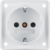 W4 Schuko Socket White