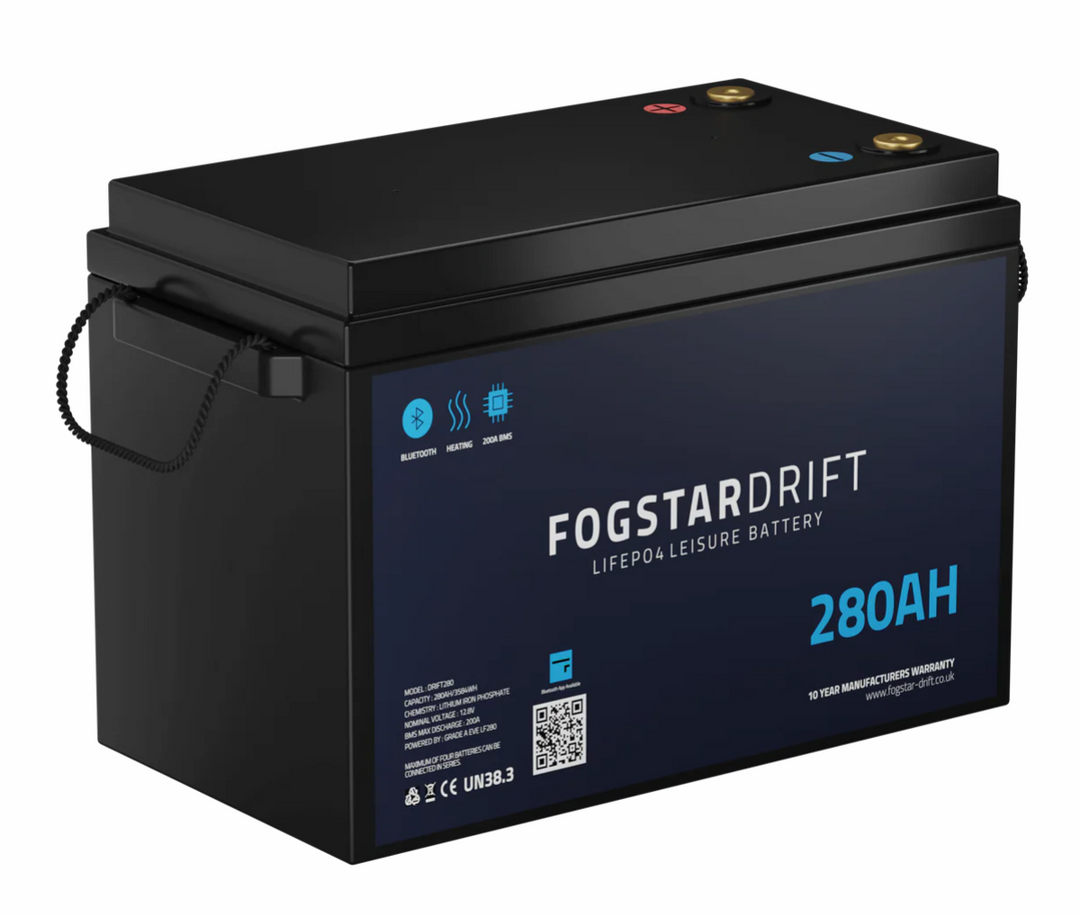 Fogstar Drift 12v 280Ah 12V Lithium Leisure Battery