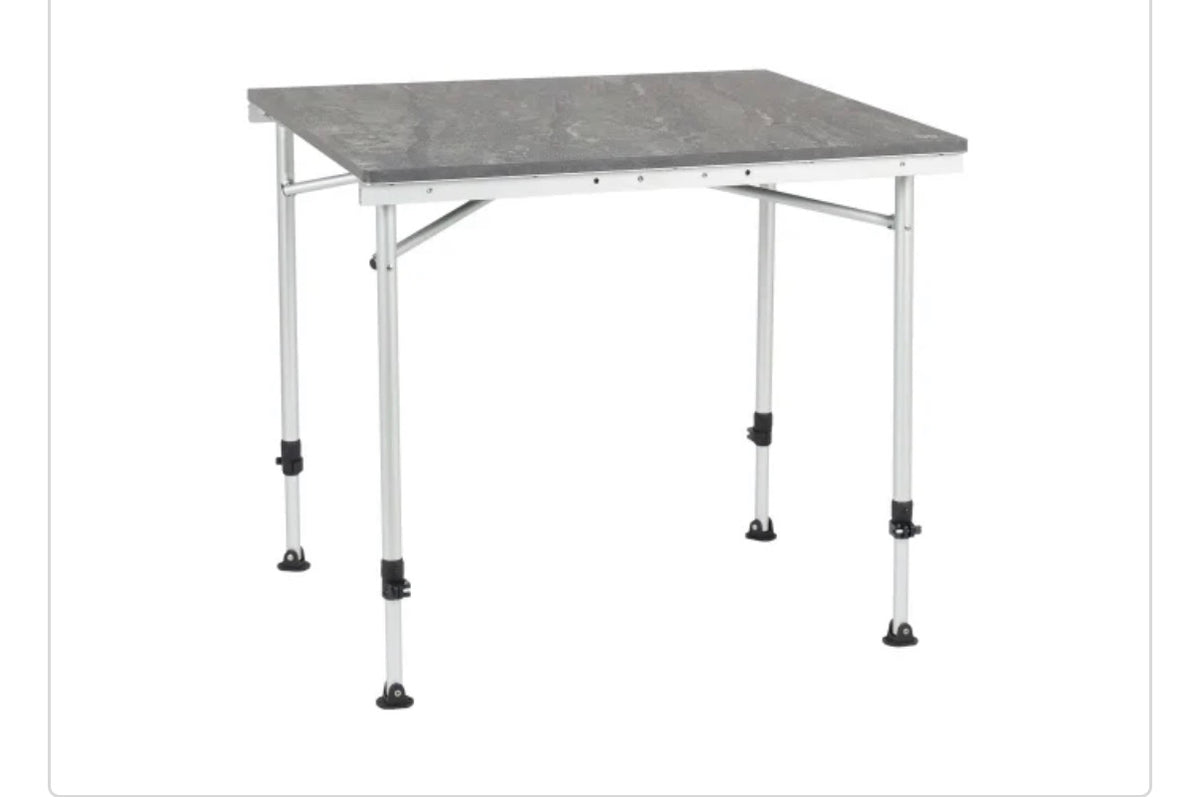 TRAVELLIFE SORRENTO TABLE EXTENDABLE HONEYCOMB D/GREY 100/140/180