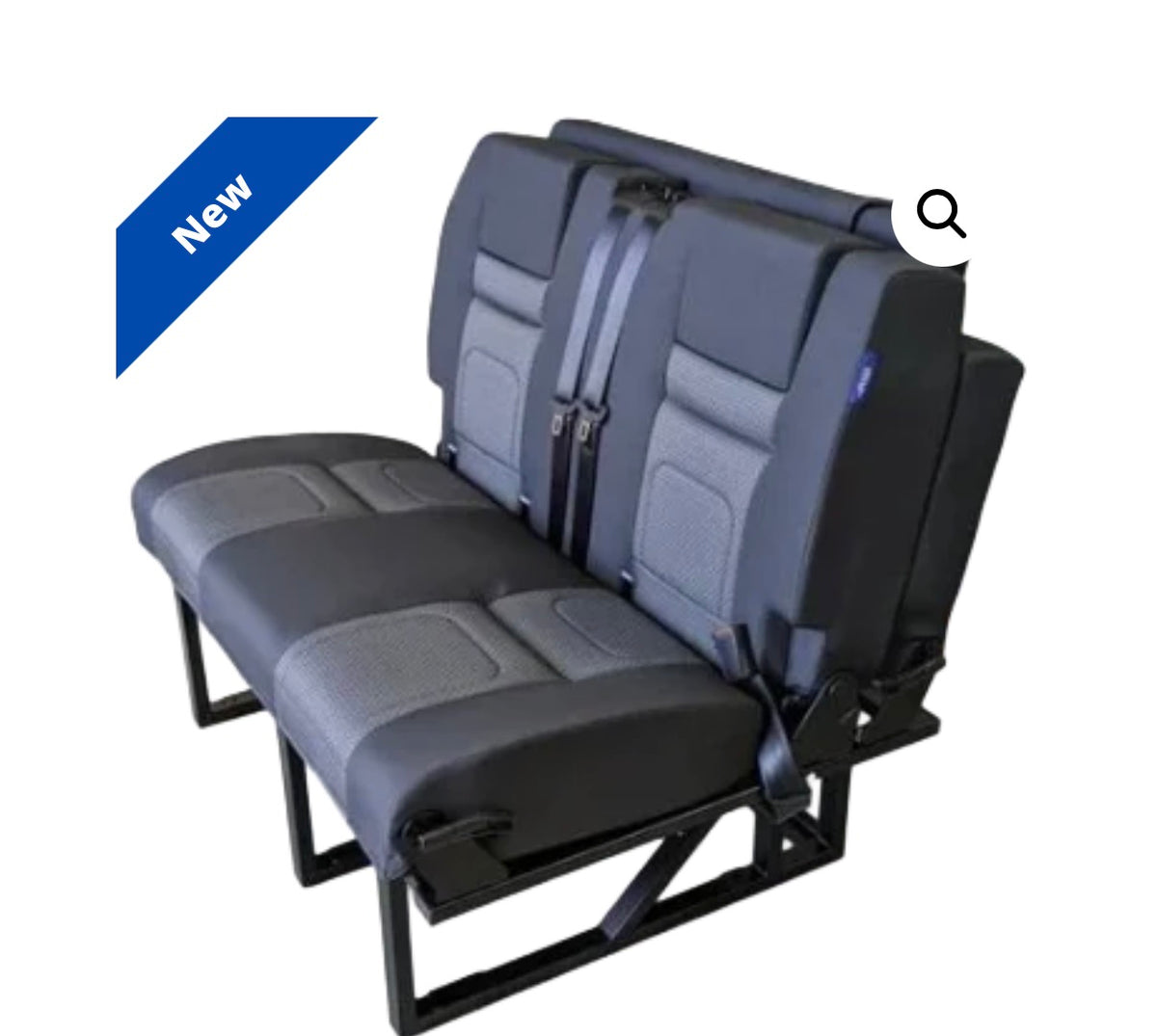 RIB Altair Bed 112cm Brick fabric with Isofix. 105 degree handle / 140x200 cut out