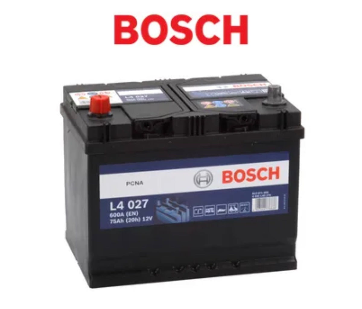 L4027 BOSCH LEISURE BATTERY 12V 75AH L4 027