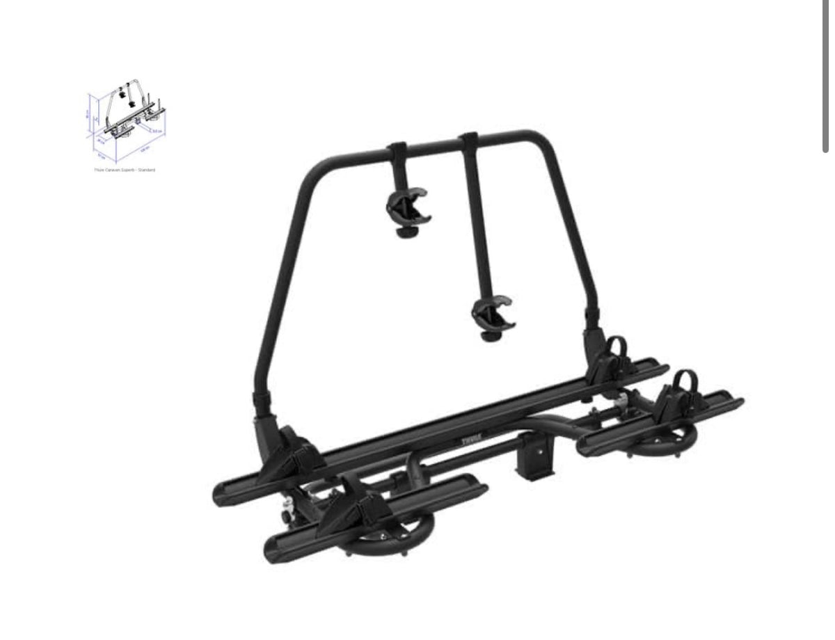 THULE CARAVAN SUPERB - BLACK