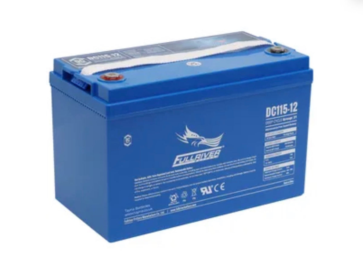 DC115-12 FULLRIVER DC SERIES DEEP CYCLE AGM LEISURE BATTERY 115AH