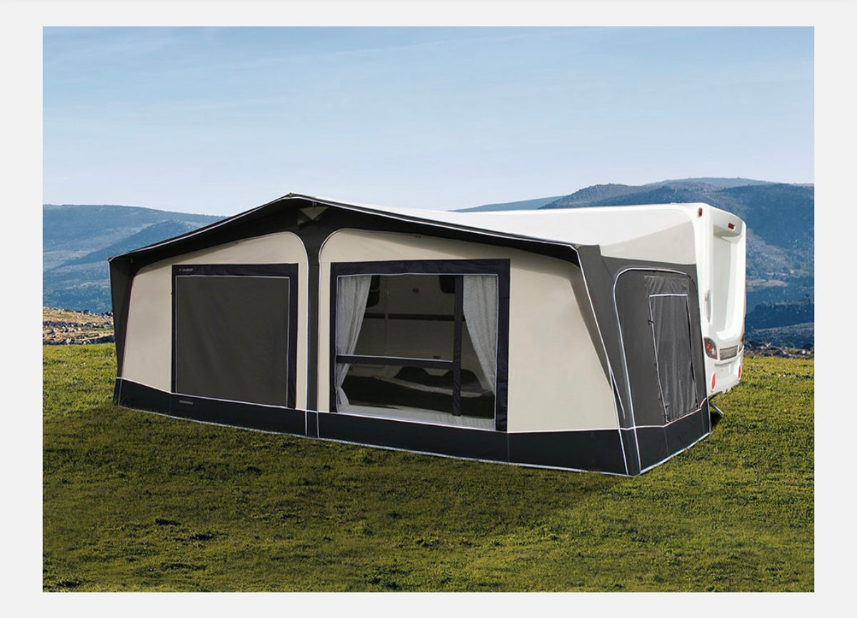 Bradcot Residencia "60" Residential Caravan Awning (champagne with charcoal 1005)