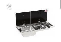 FL1402 2 BURNER COMBI UNIT LH SINK