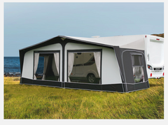 Bradcot Aspire Caravan Awning (charcoal with light grey 840)