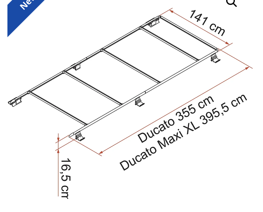 Fiamma Roof Rail Ducato