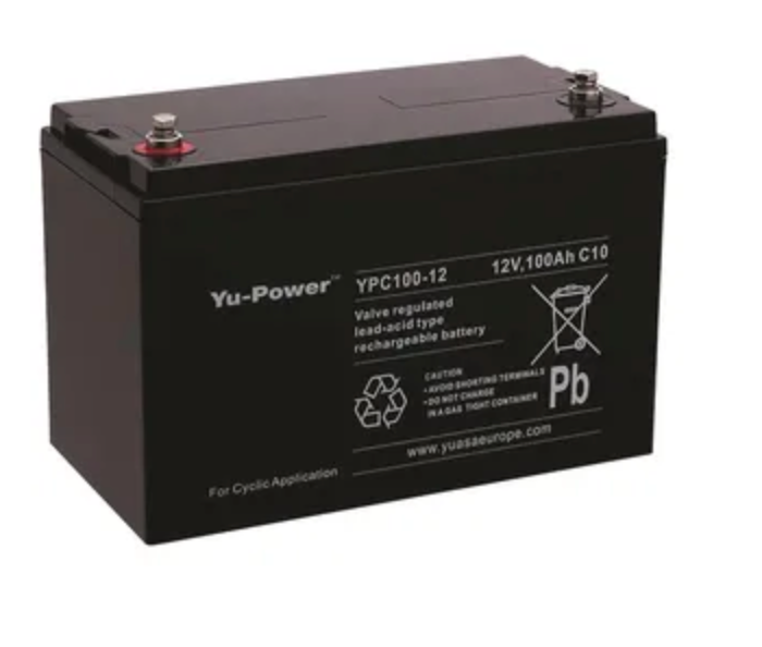 YPC100-12 YUASA YUPOWER CYCLIC VRLA 100-12 BATTERY