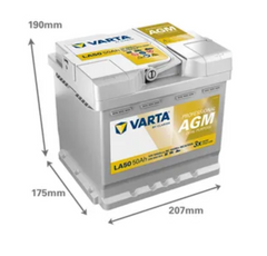 LA50 VARTA PROFESSIONAL DUAL PURPOSE AGM LEISURE BATTERY