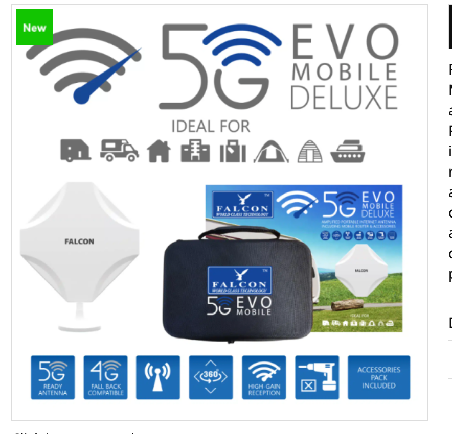 Falcon EVO Mobile 5G DELUXE SET 3400mbps