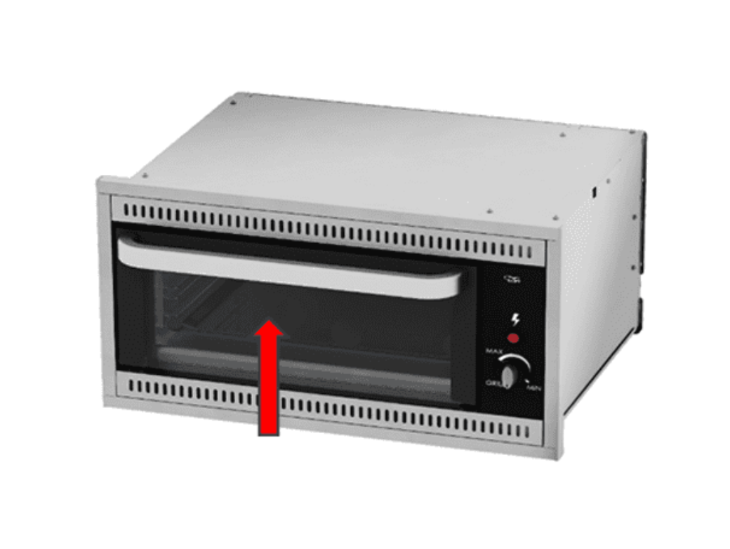 2000773 COMPLETE DOOR ASSY.- FO2010 OVEN