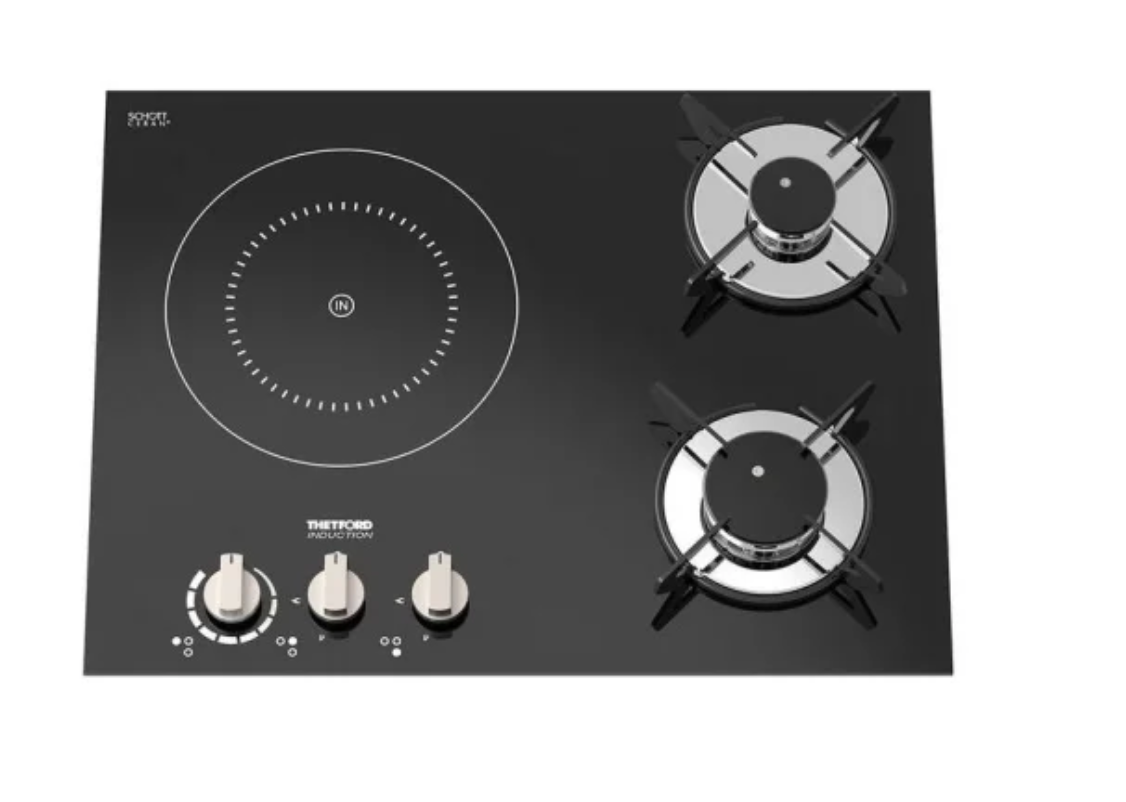 HOB TOPLINE 981 HYBRID 12V IGNITION BLACK GLASS