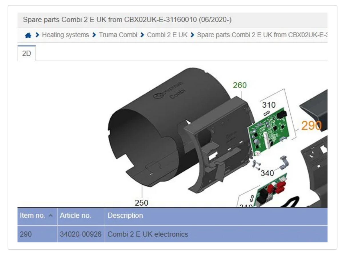 TRUMA COMBI 2 EUK ELECTRICS