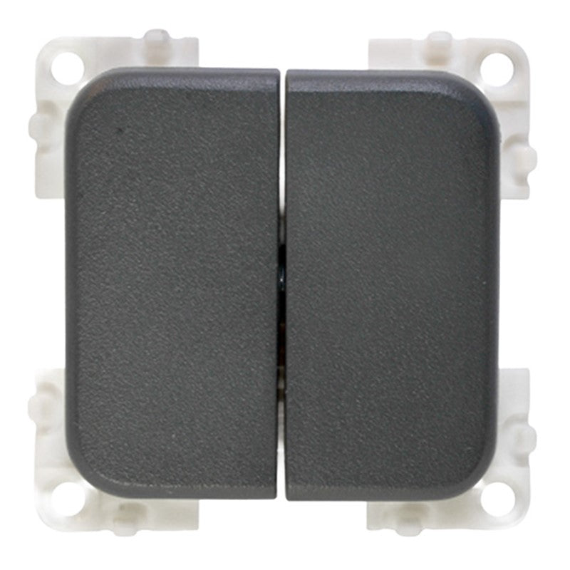 CBE Grey Double Switch