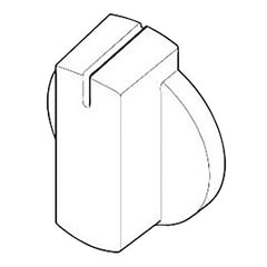 Thetford Black Straight Knobs (6 pack)